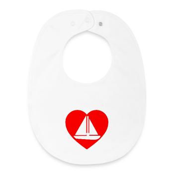 Sail - Baby Organic Bib - white - Front