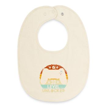Dreißig entsperrter Retro-Controller - Baby Organic Lätzchen - Natur - Vorne