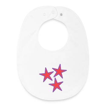 CHRISTMAS. YEAR. ANNIVERSARY. RETIREMENT. FATHER'S DAY - Baby Organic Bib - white - Front