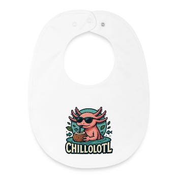 Chillolotl – Einfach mal abtauchen - Baby Organic Lätzchen - Weiß - Vorne