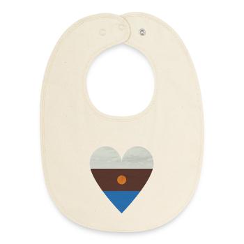 4 éléments - Bavoir bébé bio - écru doux - Devant