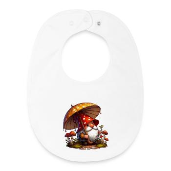 Gnom - Baby Organic Lätzchen - Weiß - Vorne