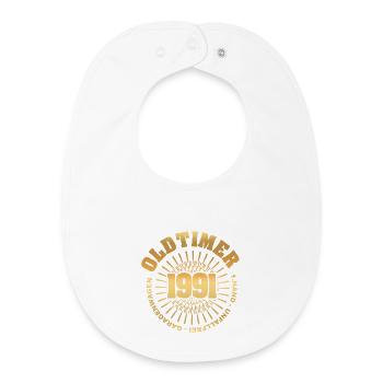 1991 - Baby Organic Lätzchen - Weiß - Vorne