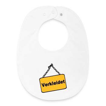 Party Shirt ,Feiern , Karneval, Verkleidet(25) - Baby Organic Lätzchen - Weiß - Vorne