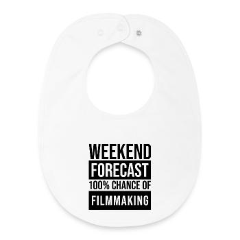 Filmmaking - Baby Organic Bib - white - Front
