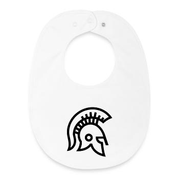 Spartan - Baby Organic Bib - white - Front