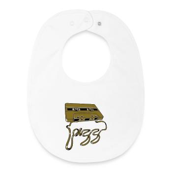 Cassette Jazz flex - Baby Organic Lätzchen - Weiß - Vorne