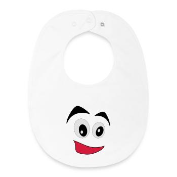 comic - Baby Organic Bib - white - Front