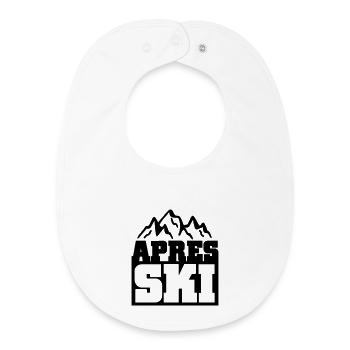 apres ski - Baby Organic Bib - white - Front
