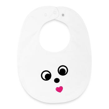 HUMOR. QUOTATION. MESSAGE. RETIREMENT. ANNIVERSARY. - Baby Organic Bib - white - Front
