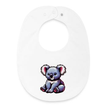 Koala - Baby Organic Bib - white - Front