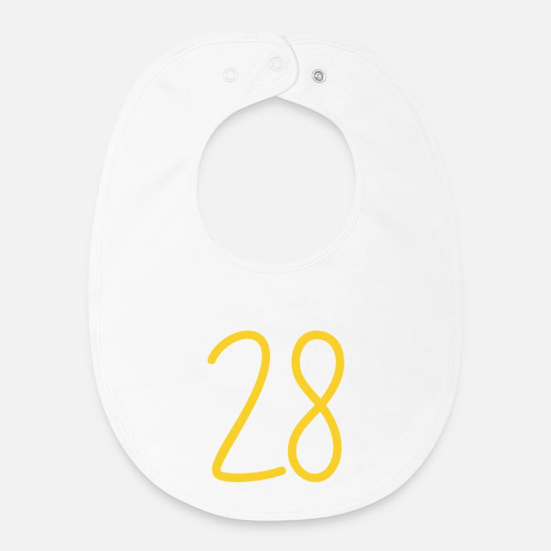 28 - Bavoir bébé bio - blanc