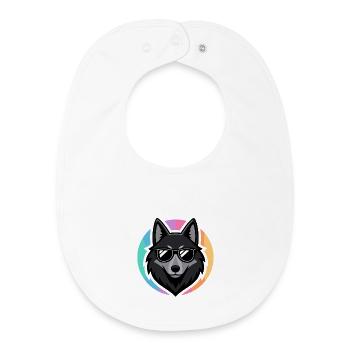 Wolf-Chic-Sonnenbrillen - Baby Organic Lätzchen - Weiß - Vorne