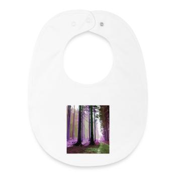 Haunted Cloud Forest - Baby Organic Bib - white - Front