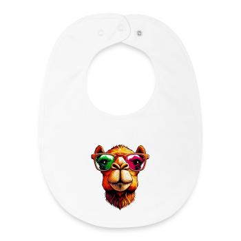 Camel - Baby Organic Bib - white - Front