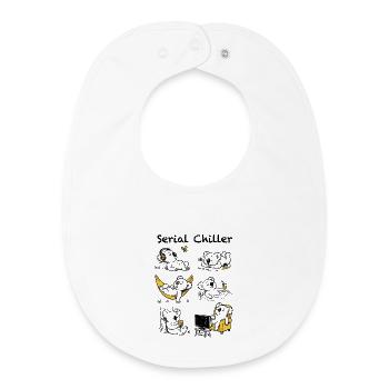Serieller Kühler - Baby Organic Lätzchen - Weiß - Vorne