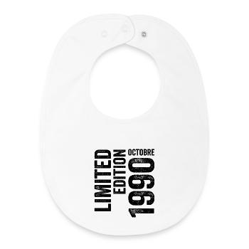 1990 - Baby Organic Bib - white - Front