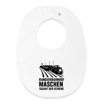 Rangierbahnhof Maschen Güterzug Gleise  - Baby Organic Lätzchen - Weiß - Vorne
