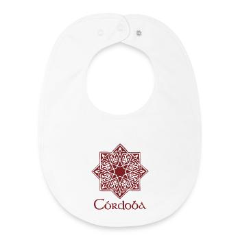 Cordoba 2 (red) - Baby Organic Bib - white - Front