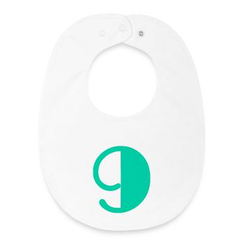9. HAPPY BIRTHDAY. HAPPY BIRTHDAY - Baby Organic Bib - white - Front