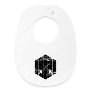Fencing equipment - Baby Organic Bib - white - Front
