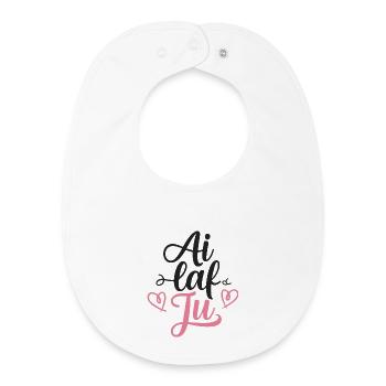 i laf ju - Baby Organic Bib - white - Front