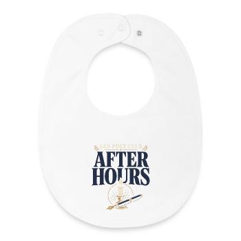 Poetcore Poet Poetry Dark Academia Gift - Baby Organic Bib - white - Front