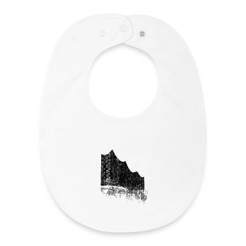 Hamburg Elbphilharmonie Hamburg Port Fan City - Baby Organic Bib - white - Front