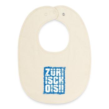 Züri isch ois - Zürich - Baby Organic Lätzchen - Natur - Vorne