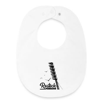 Rostock Forever - Baby Organic Bib - white - Front