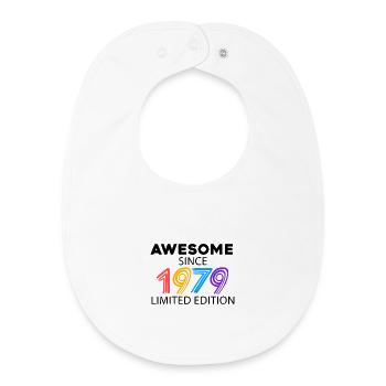 Fantastic since 1979 - born in 1979 - Baby Organic Bib - white - Front
