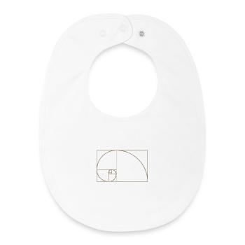 Fibonacci Episode Chemise Nerd Drôle pour les fans de mathématiques - Bavoir bébé bio - blanc - Devant