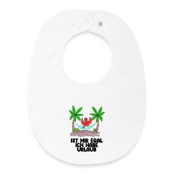 Urlaub - Baby Organic Lätzchen - Weiß - Vorne
