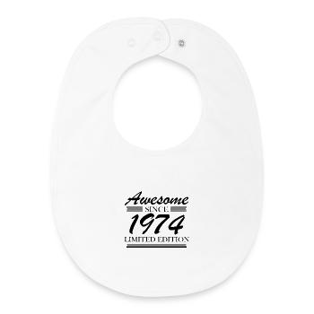 1974 - Baby Organic Bib - white - Front