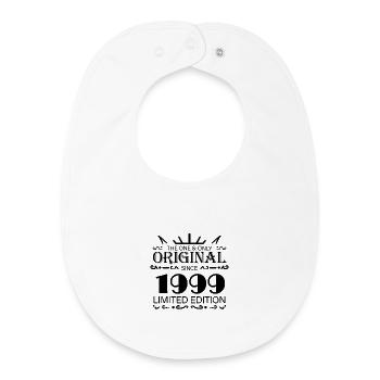 1999 - Année 1999 - Année 1999 - Bavoir bébé bio - blanc - Devant