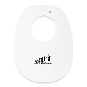 Entwicklung des Badminton - Baby Organic Lätzchen - Weiß - Vorne