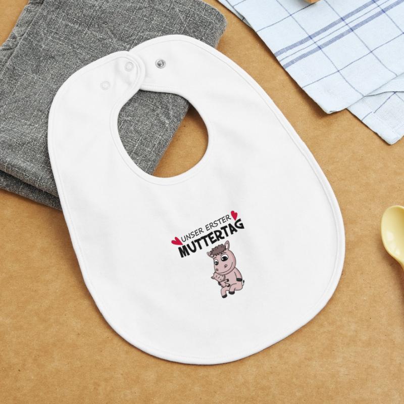 Muttertag - erster Muttertag Geschenk Baby Organic Lätzchen