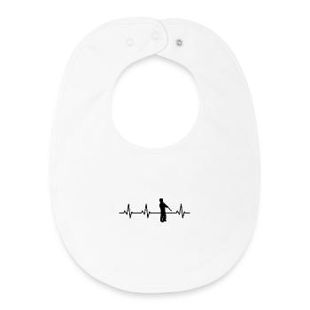 Clarinetist ECG - Baby Organic Bib - white - Front
