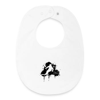 Skier - Baby Organic Bib - white - Front