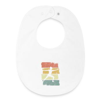 Yogini Sketch - Baby Organic Bib - white - Front