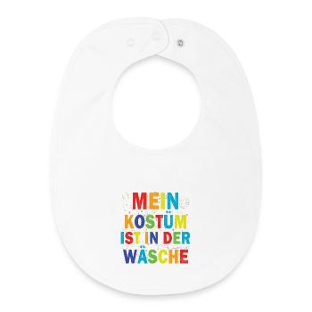 My costume is in the wash - Baby Organic Bib - white - Front