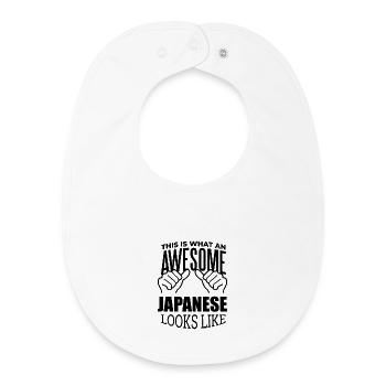 Japan - Baby Organic Bib - white - Front
