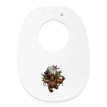 T-shirt for a hunter-Hunter's gift idea - Baby Organic Bib - white - Front