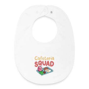 Cafeteria-Truppe - Baby Organic Lätzchen - Weiß - Vorne