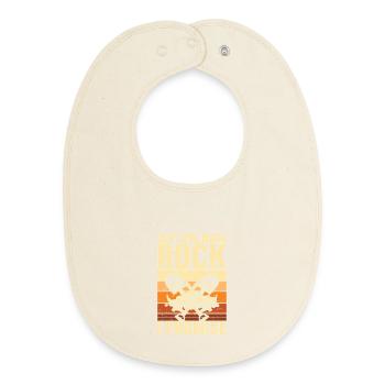 Just one more rock i promise geology - Baby Organic Lätzchen - Natur - Vorne