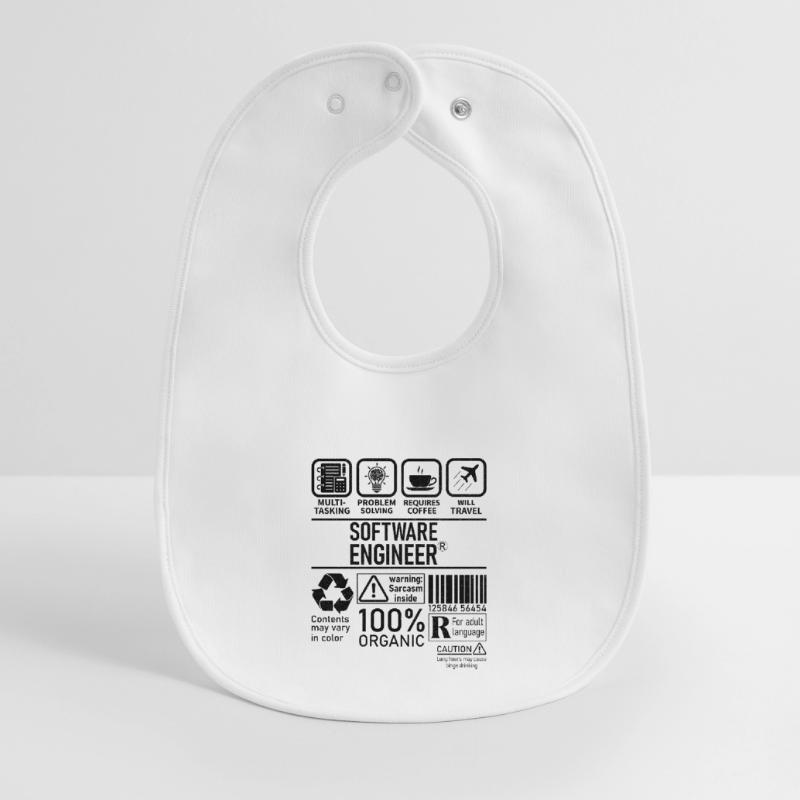 Software Engineer multi tasking problem solving Baby Organic Lätzchen