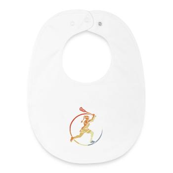 Crosse féminine - Bavoir bébé bio - blanc - Devant