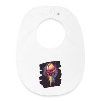 Cream Cream - Baby Organic Bib - white - Front