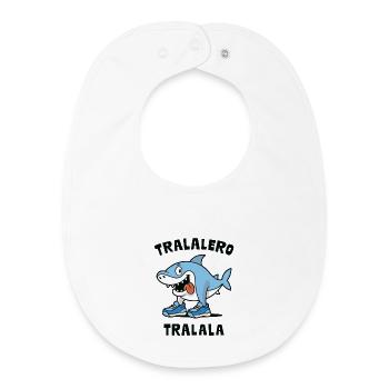 Tralalero Tralala - Bavoir bébé bio - blanc - Devant