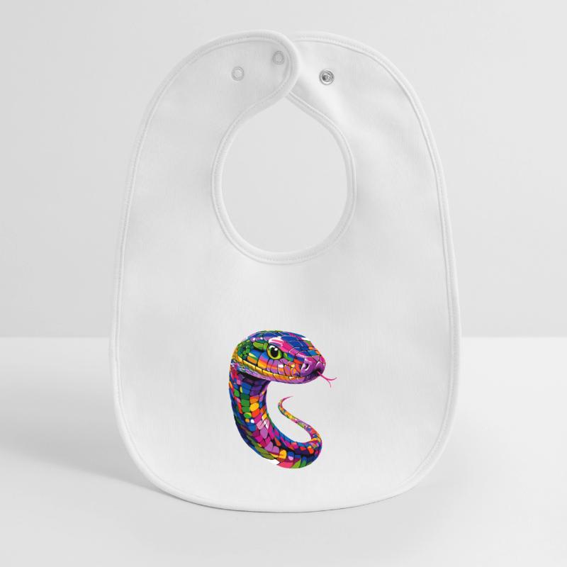 snake, python, cobra, rattlesnake, snakes Baby Organic Bib
